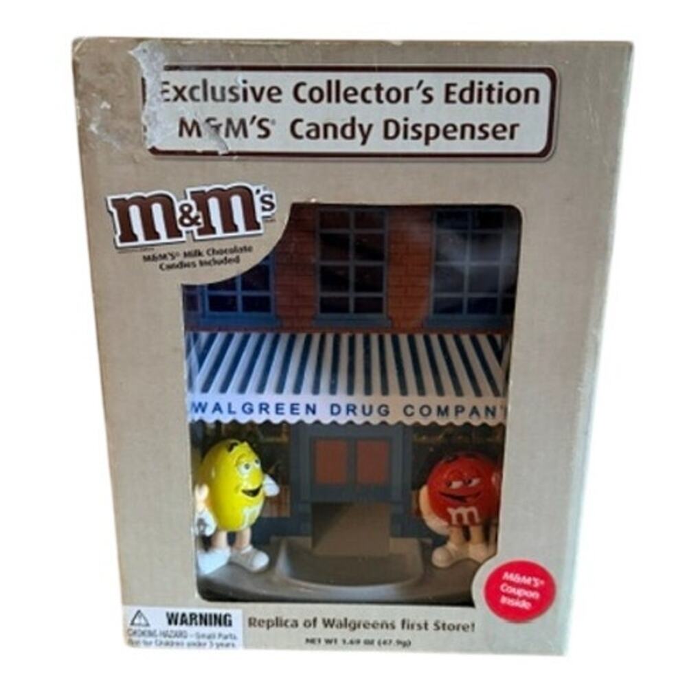 M&M’s Walgreens Drug Company Candy Dispenser Collector’s Edition